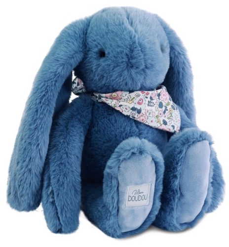 Lapin Fleurette - Conejito Azul 35 cm, Doudou (2104304)