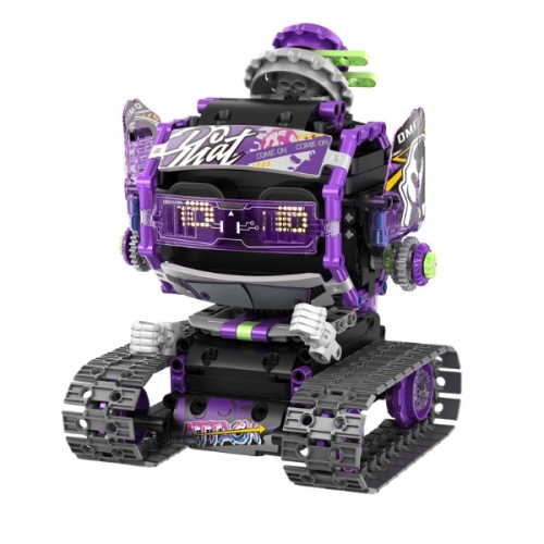 Immaster Robot Lila Con Paneles 3 en 1, iMMaster (608058)