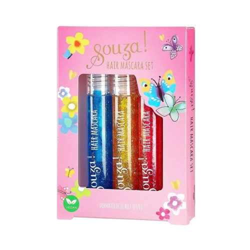 Set De Mascaras De Pestanas, 3 Colores (Con Expositor Para 6 Uds.), Souza (107433)