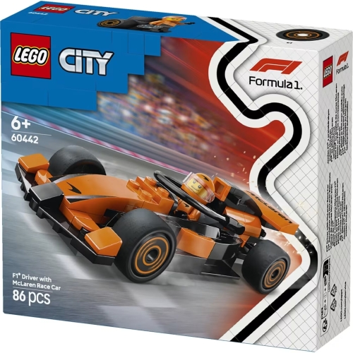 Set de LEGO Piloto de F1® con Coche McLaren, juego de construcción (60442)