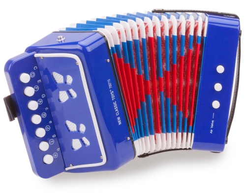 Acordeon Azul Con Libro De Musica, New Classic Toys (00568)