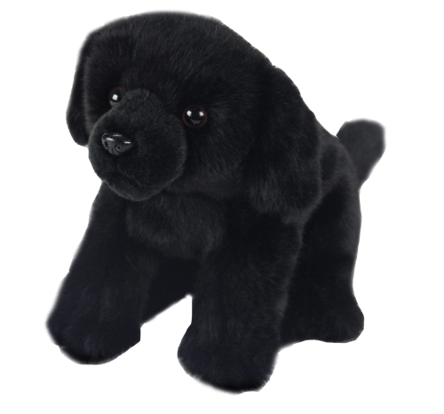 Peluche Labrador Negro, 25 cm, Hansa (39758)