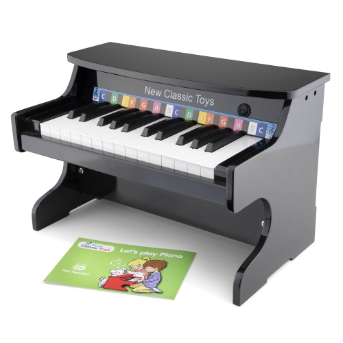 Piano Electronico Negro - 25 Teclas, New Classic Toys (01619)