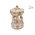 Carrusel Musical Med. Blanco/rosa Gj109 11x11x19cm, Trediser (42694)