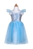 Vestido De Princesa Con Lentejuelas, Azul, Talla Us 3-4, Great Pretenders (23836)