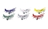 Avion De Metal, L= 14 Cm, Goki (12124)