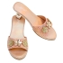 Sandalias Tacon Clarisse, Salmon Metalico Talla 27/28 (1 Par), Souza (23300)