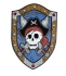 Captain Skully Eva Pirate Shield, Great Pretenders (14320)