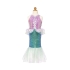 Misty Mermaid Dress, Lilac-blue, Size Us 7-8, Great Pretenders (37087)