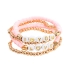 Conjunto De Pulseras Rosa Amor (4 Piezas), Great Pretenders (41101)