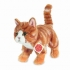 Cat Standing Red-striped 20 cm, Hermann Teddy (90682)