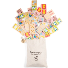 Juguetes educativos Domino - Animales, New Classic Toys (08359)